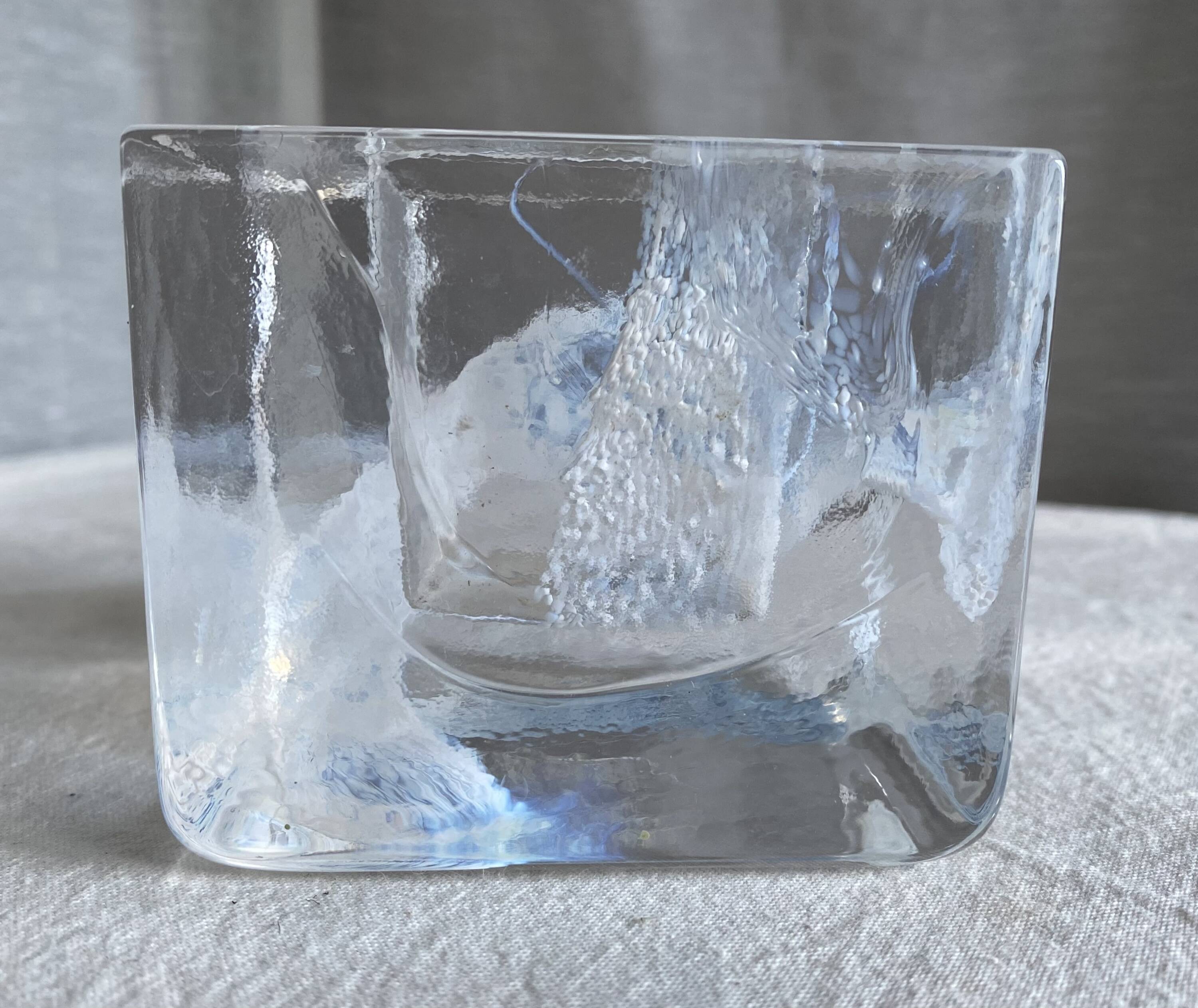 Kosta boda glass candle holder scandinavian design