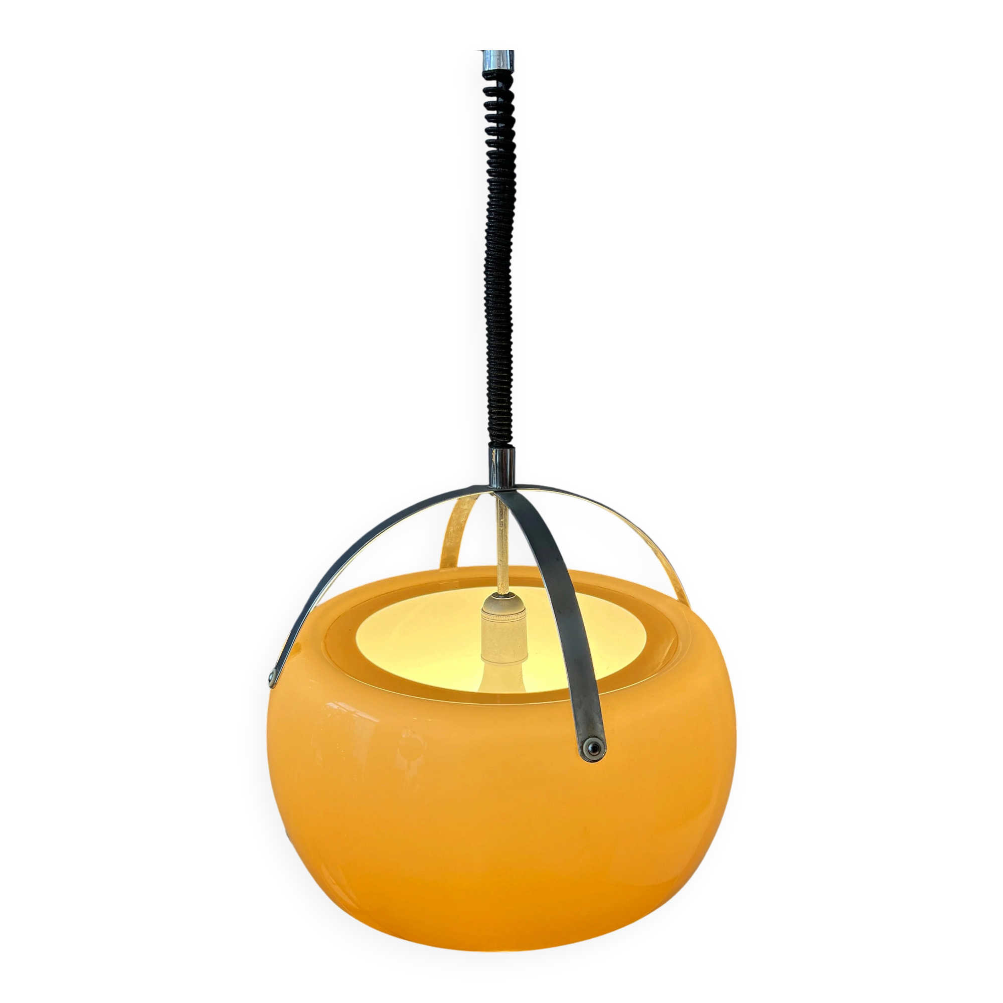 Vintage Tronconi suspension, Space Age luminaire