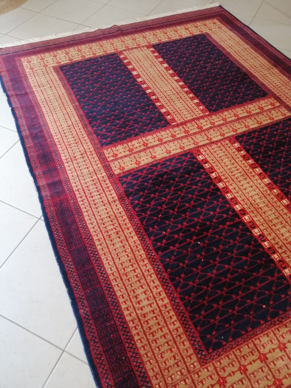 Vintage pakistan bukhara carpet  220x300cm