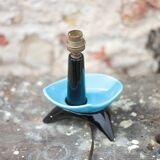 Tripod ceramic table lamp, bedside lamp, accent lamp