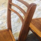 Pair of vintage bistro chairs, Stella Luterma, Circa 60'