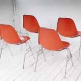 Set of 4 side chairs by Charles & Ray Eames for Herman Miller