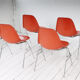 Set of 4 side chairs by Charles & Ray Eames for Herman Miller