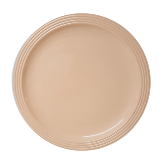 Longwy France ceramic powder pink dish