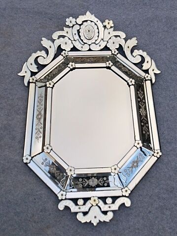 Former mirror of venice XIX th 128x84cm
