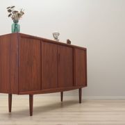Teak highboard, Danish design, 1960s, production: Omann Jun