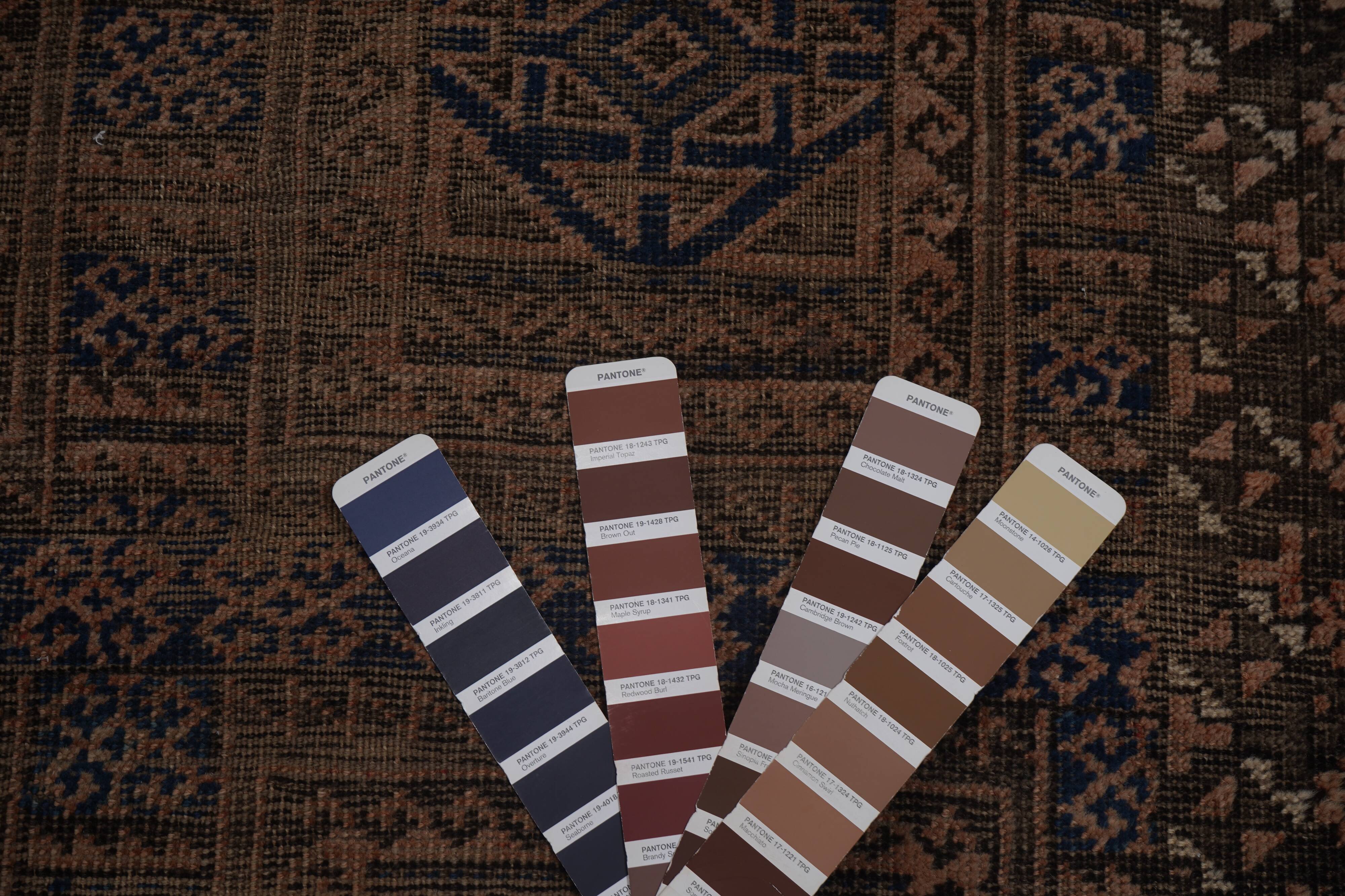 Vintage Turkish Oushak Handwoven Rug 125x212 cm