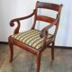 Antique mahogany armchair in the Edwardian / Sheraton Revival style, 19th/2