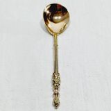 Hénin et Cie – 12 teaspoons with Russian-style silver-gilt handles