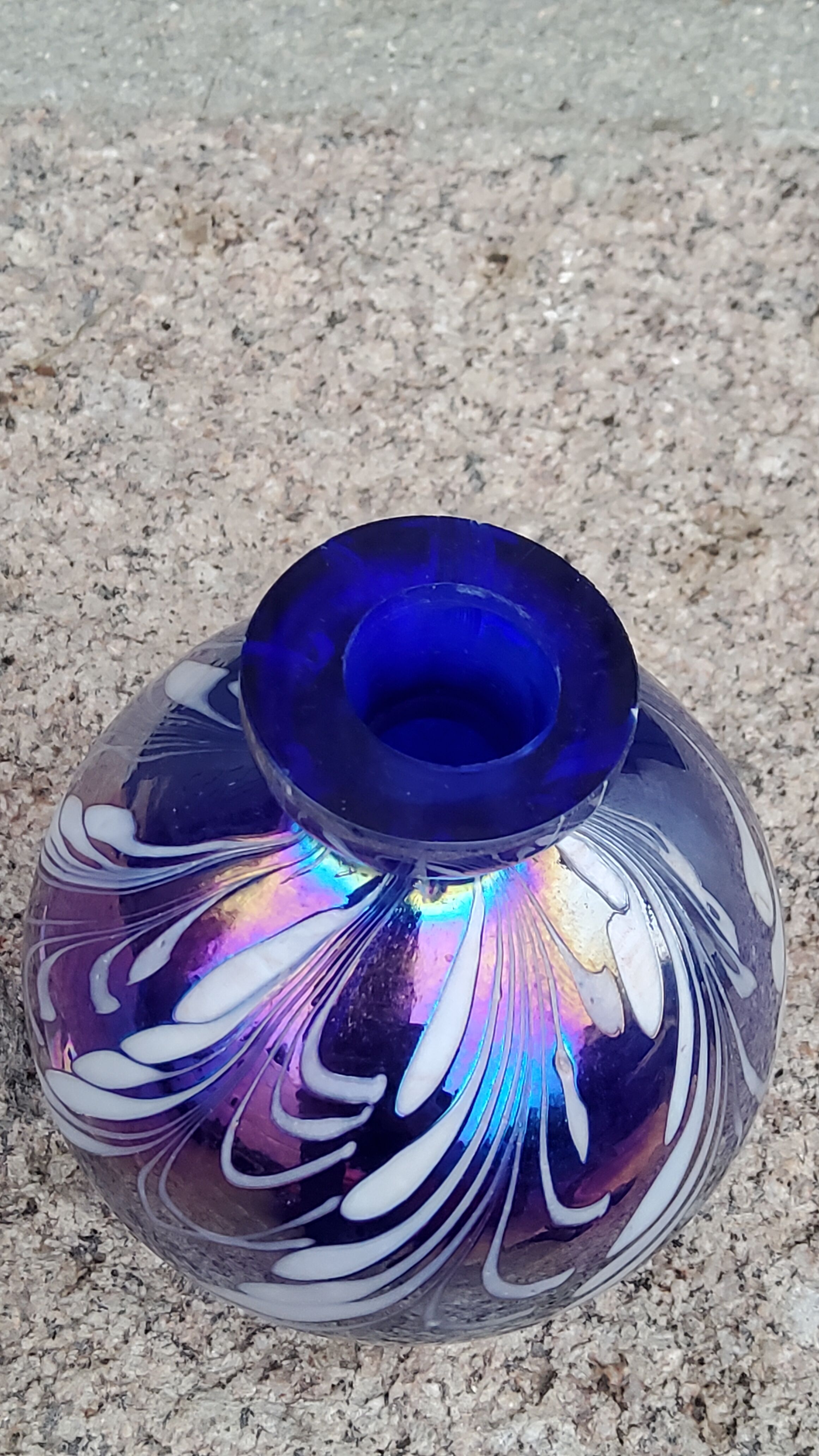 Murano glass bottle from the 80s