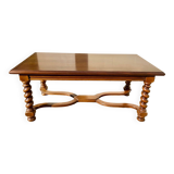 Rustic extendable French farmhouse table, Louis XIII period style extendable