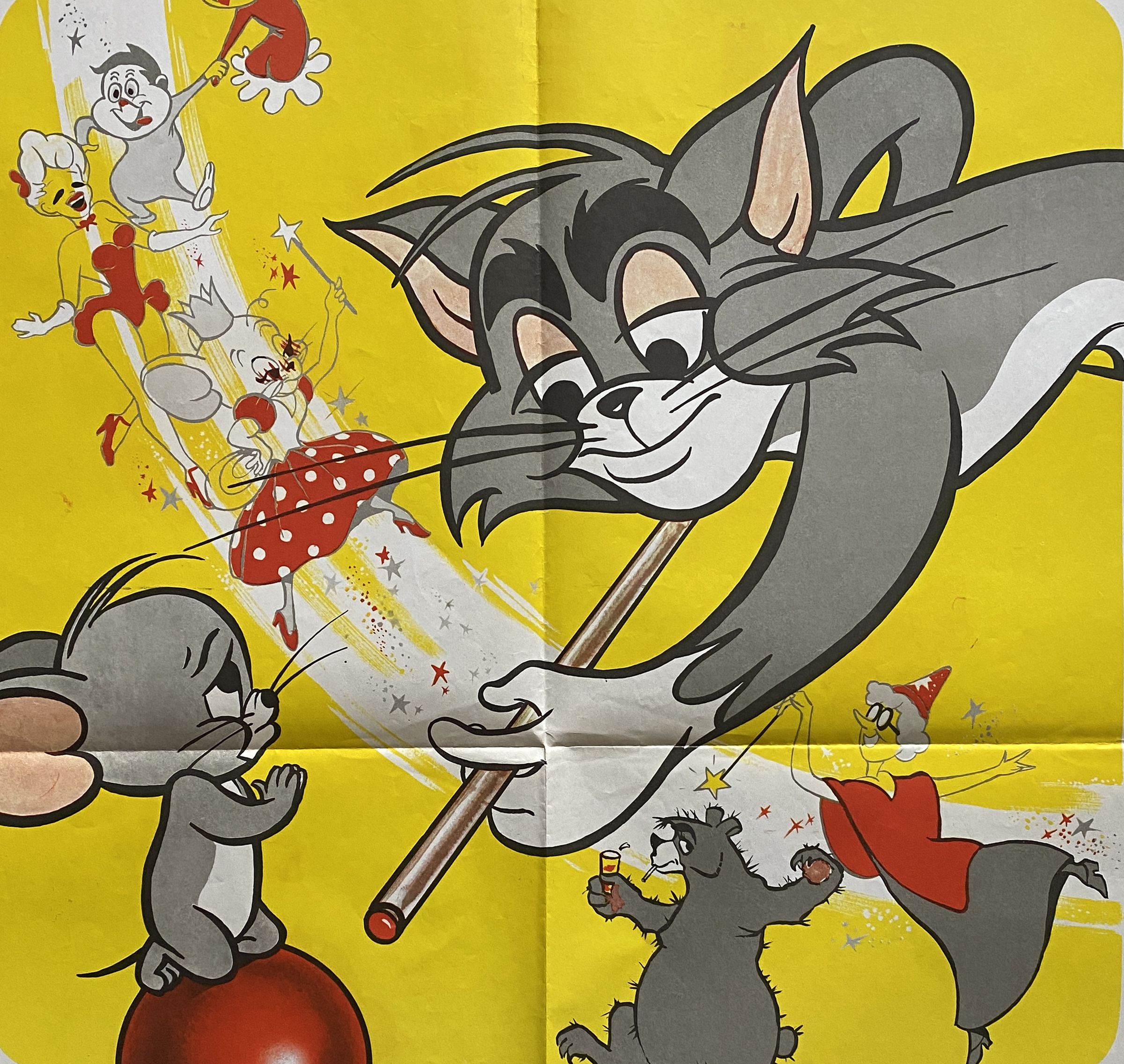 Original cinema poster "The Merry Round of Tom and Jerry" 60x80cm 1969