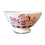 Old bowl Digoin pink red