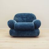 Blue armchair, Italian design, 1970s, production: Italy