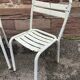 2 chaises Tolix T2 Xavier Pauchard French bistrot chairs Paris Terrasse jardin 50s