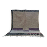 Tapis berbère en laine naturelle fait main