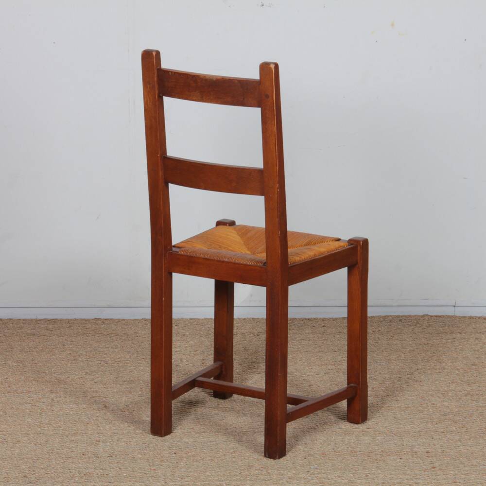 Set of 4 wooden chairs from the 1960s
