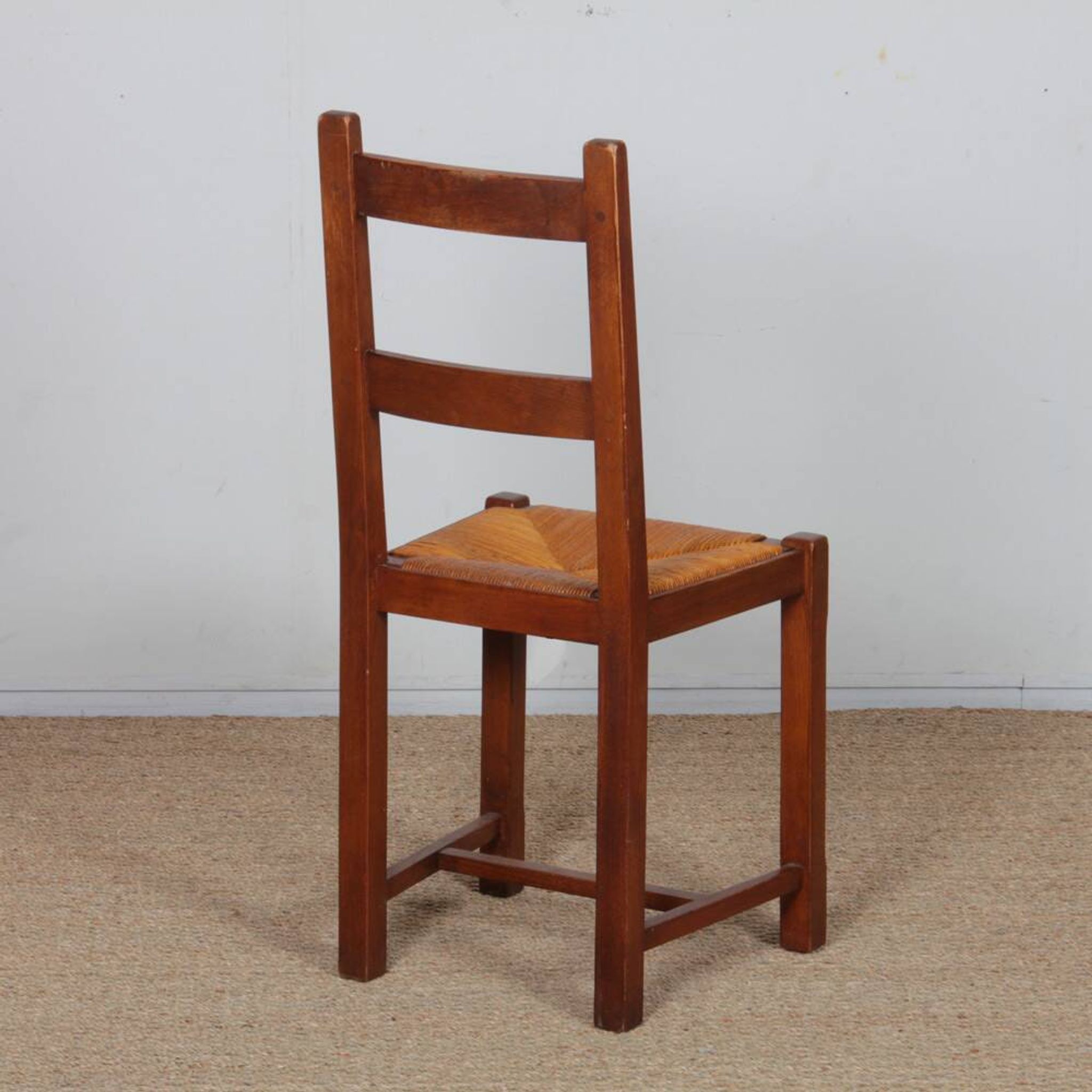 Suite de 4 chaises en bois des années 1960