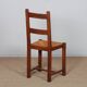 Suite de 4 chaises en bois des années 1960