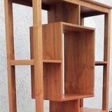 Furniture library and/or presentation, storage, exotic wood