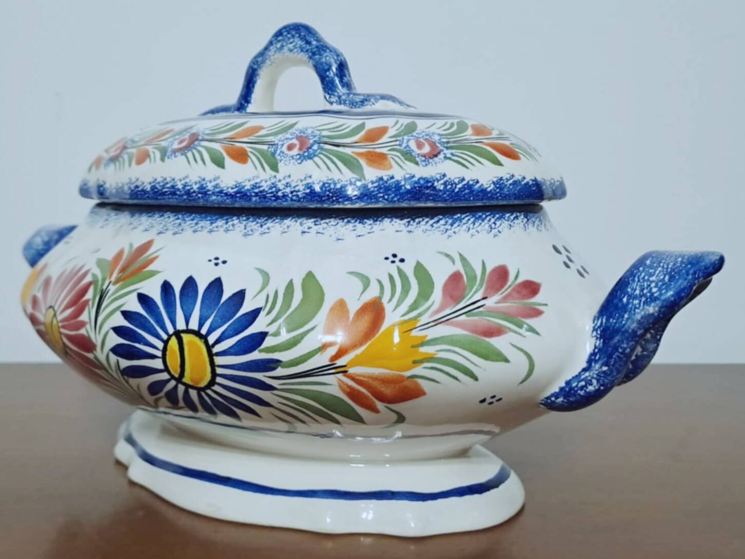 Quimper earthenware soup tureen