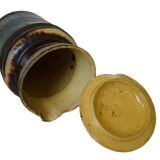 Pichet ancien en faïence française avec couvercle de Dieulefit