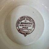 Low compotier Émile Bourgeois early 20th century