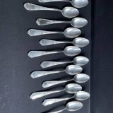 12 Small spoons – Silver plated