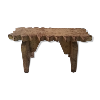 Repose-pieds- petit banc ancien