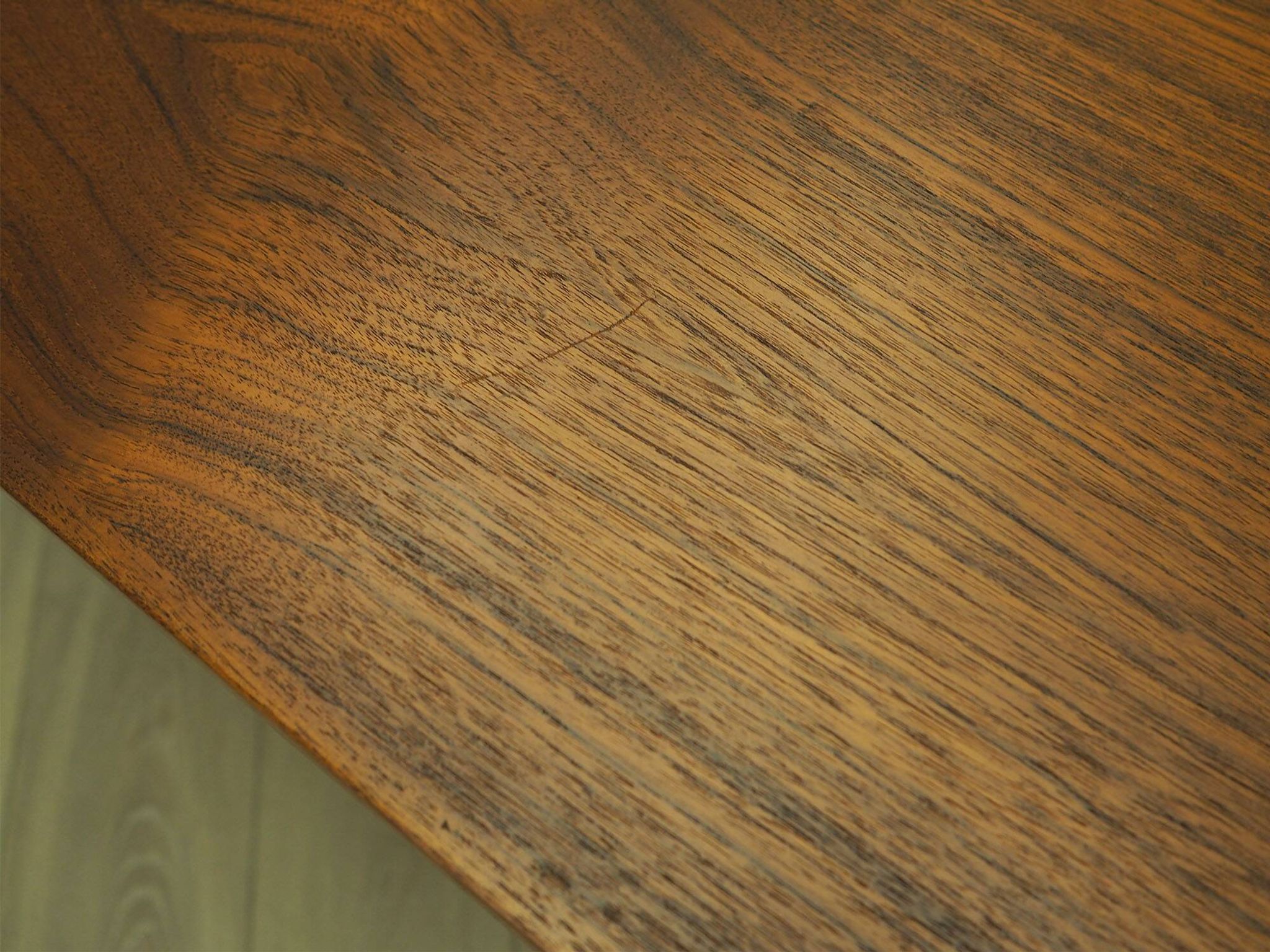 Table en teck, design danois, années 1960, fabriquée au Danemark