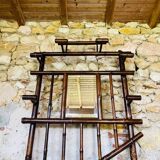Vintage bamboo entrance hall with mirror circa 1920's