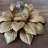 Ceiling light golden flower