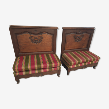 Pair of farm benches