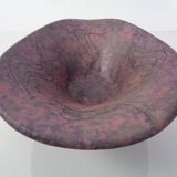 Large Purple & Black 704 Ruscha Art Ceramic Bowl, Germany, 1960s