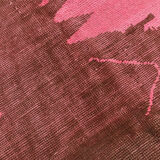 7x10 oversize pink hemp rug, 218x295cm