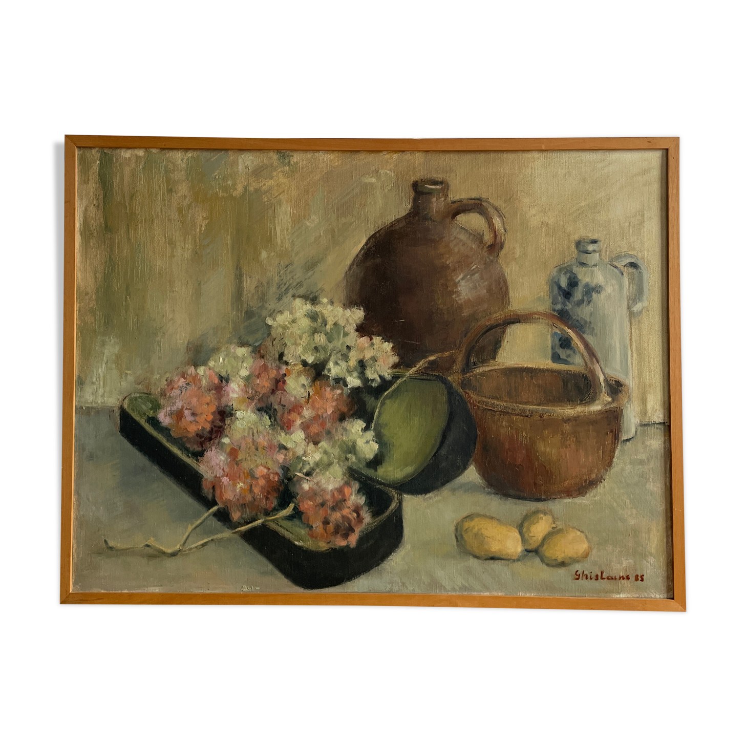 Old still life painting