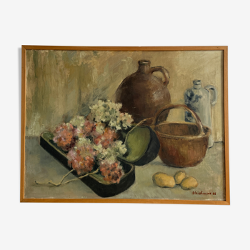 Tableau ancien nature morte