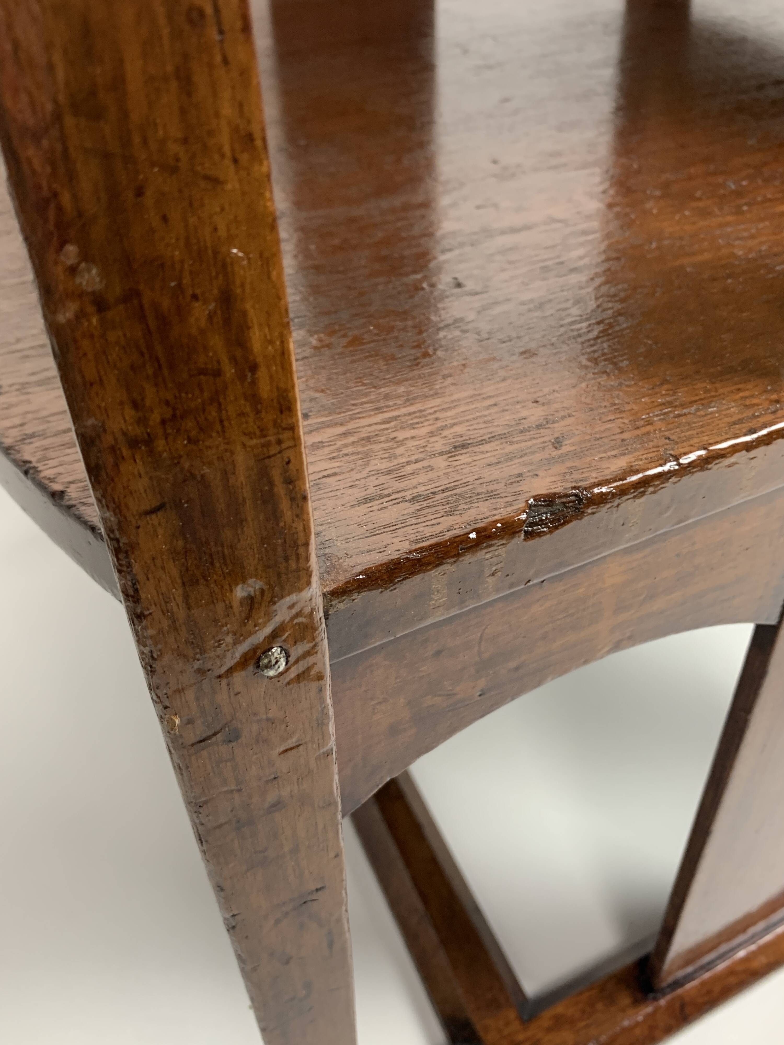 Chaise Arts and Crafts de William Birch par EG Punnett pour Liberty & Co. vers 1900