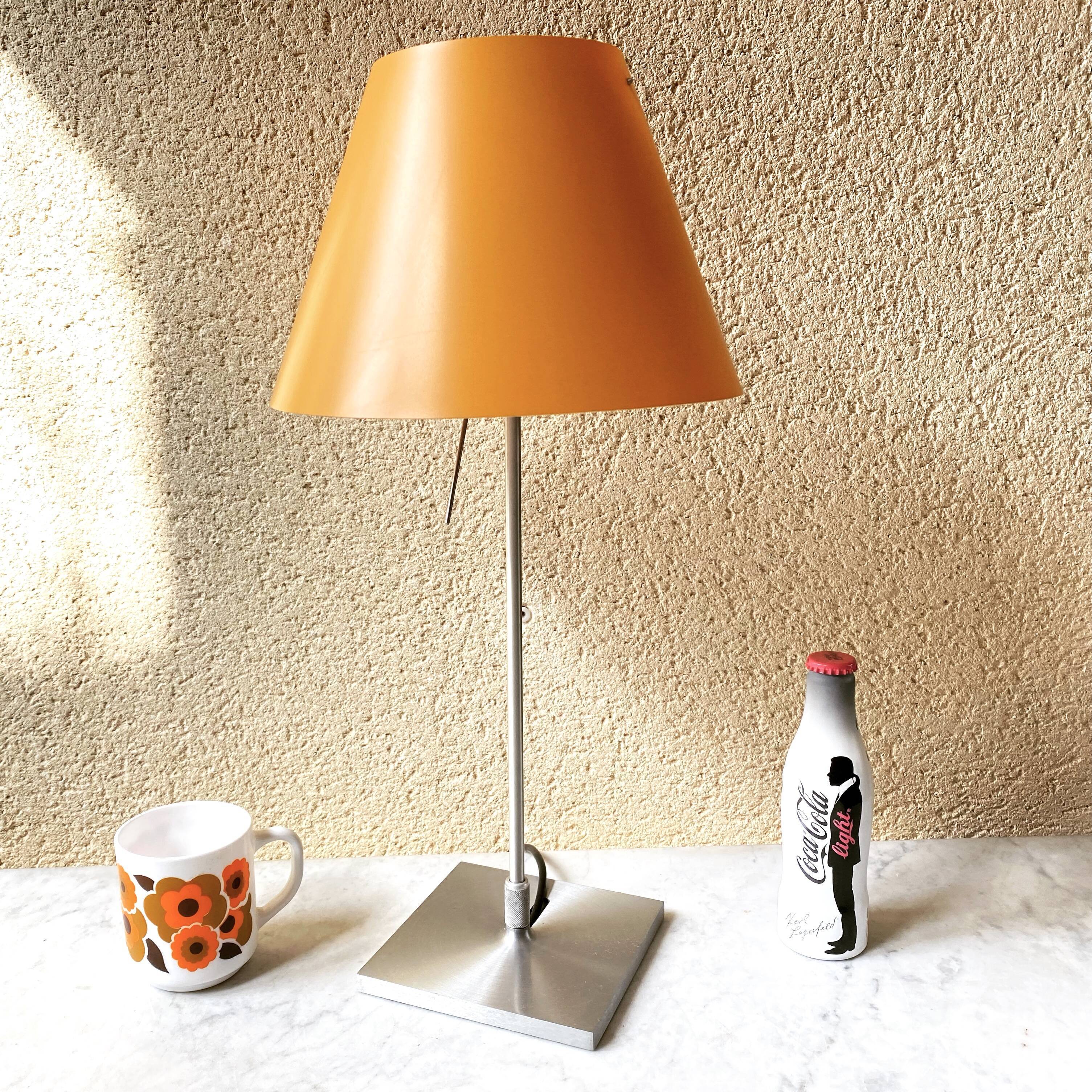 Table lamp Constanzina Luceplan design Paolo Rizzatto vintage 1986