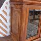 Chevet vitrine bois verre