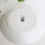 Round dish Saint Amand, 1940, French manufacture, vintage