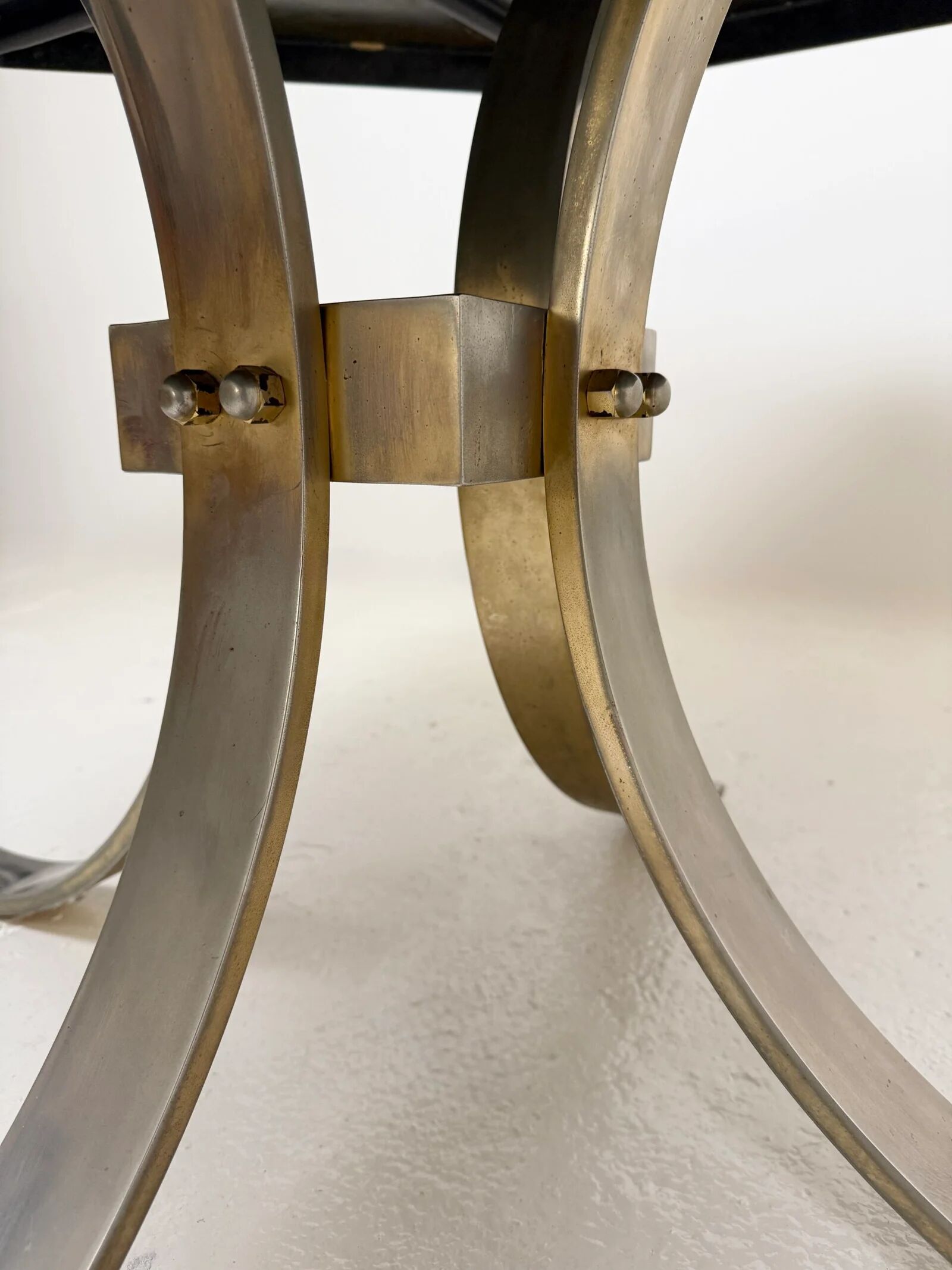 Octagonal dining table in resin, Italy 1970s