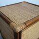 Small vintage rattan cube furniture