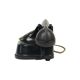 Old rotary dial telephone black metal bakelite rtt 1965