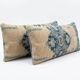 Set of 2 vintage Turkish cushion covers 38x104 cm