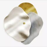 Wall lamp by Amande Haeghen ceramic and brass