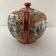 Teapot Satsuma porcelain polychrome décor signed Koshida around 1920