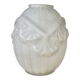 Antique Art Deco vase in moulded pressed glass signed Verçais Schneider.