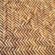Jungle coffee table • Vintage rattan side table