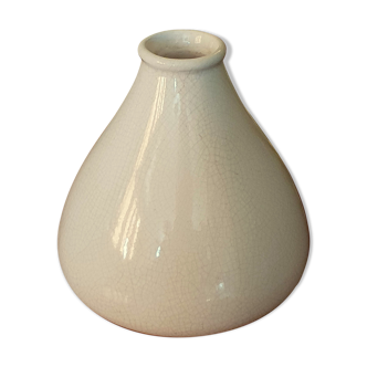 Cracked ceramic art deco vase